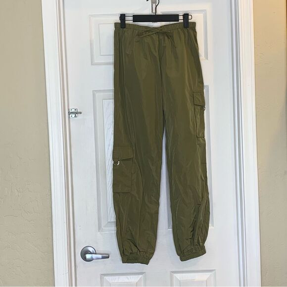 Tiger Mist Trinity Parachute Cargo Pants Size XS Olive Green Color - Picture 1 of 11